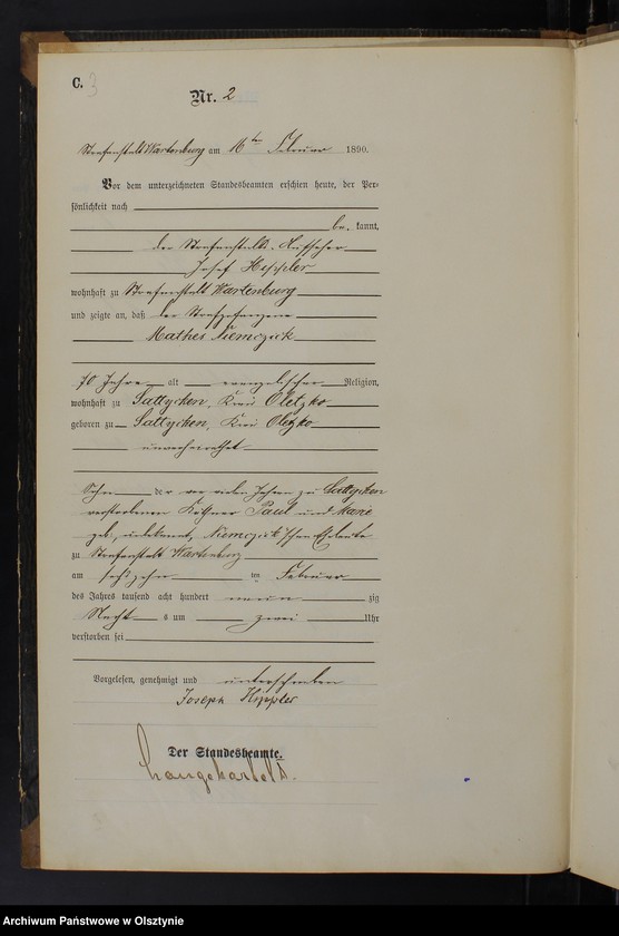 image.from.unit.number "Sterbe-Haupt-Register Nr 1 - 16"
