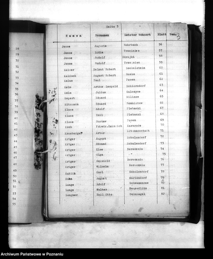 Obraz 7 z jednostki "Wykazy miejscowych Niemców, którzy zginęli w 1939 roku. Kreis Warthbrüchen (Koło)"