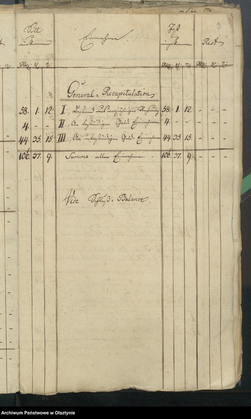 image.from.unit.number "Riesenburgschen Schul-Cassen- Rechnung"