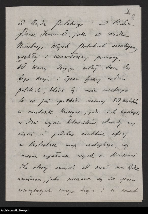image.from.unit.number "Litwa, Suwalskie, Białostockie, Białoruś. Sytuacja tych ziem przed wycofaniem się okupantów niemieckich i wkroczeniem wojsk bolszewickich, po zajęciu przez armię rosyjską oraz po usunięciu jej z Wilna przez wojsko polskie. Rezolucje, memoriały, wyrazy czci, szacunku, podziękowania wraz z prośbami."
