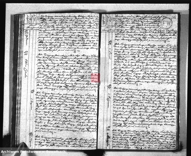 image.from.unit.number "Akta urodzonych gminy Sereie od 1-go stycznia 1815 aż do ostatniego grudnia roku tegoż"