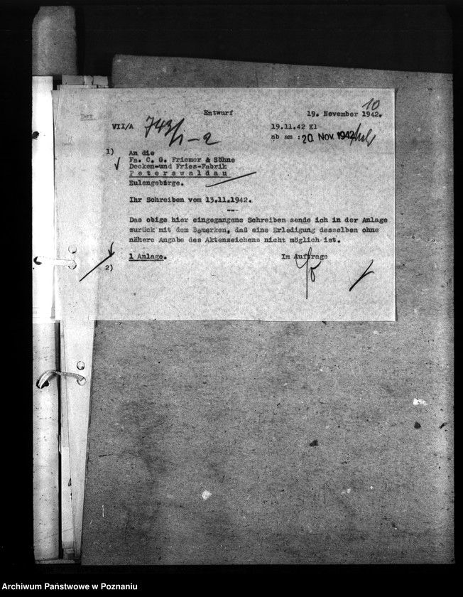 Obraz 14 z jednostki "Rozliczenia budowlane - korespondencja"