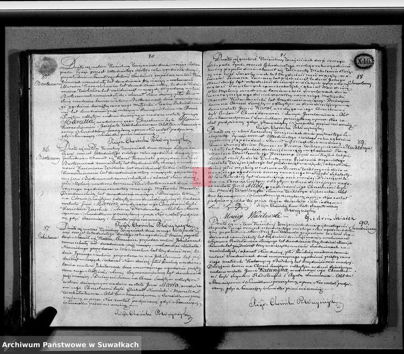 image.from.unit.number "Duplikat aktów urodzenia, zaślubienia i zejścia parafii wieysieyskiey z roku 1846"