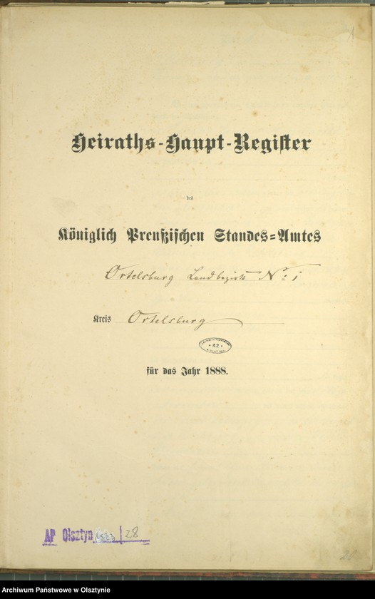 image.from.unit.number "Heiraths-Haupt-Register Nr 1 - 14"