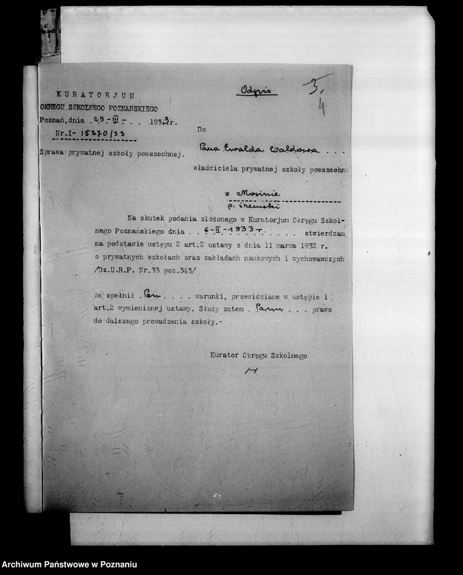 Obraz 8 z jednostki "Prywatna Szkoła Powszechna z niemieckim językiem nauczania Mosina powiat Śrem"