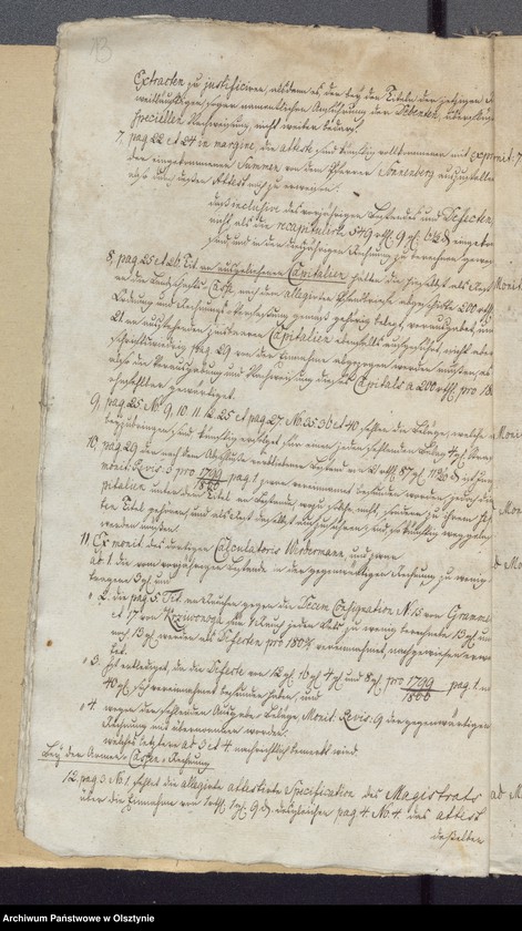 image.from.unit.number "Passenheimsche Stadt Kirchen Rechnung über Einnahme und Ausgabe"