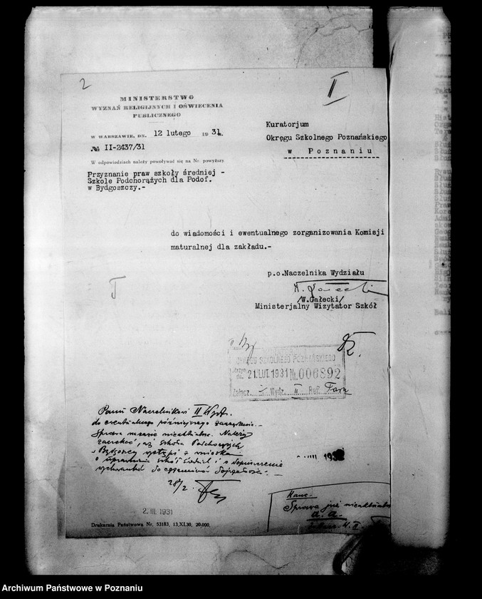 Obraz 5 z jednostki "[Szkoła Podchorążych dla Podoficerów w Bydgoszczy]"