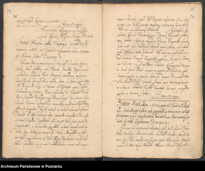 Obraz 19 z jednostki "Protocolon actorum officii consularis Posnaniensis."