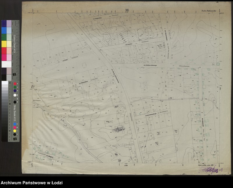 Obraz 1 z jednostki "Plan miasta Rudy Pabianickiej Sekcja 36"