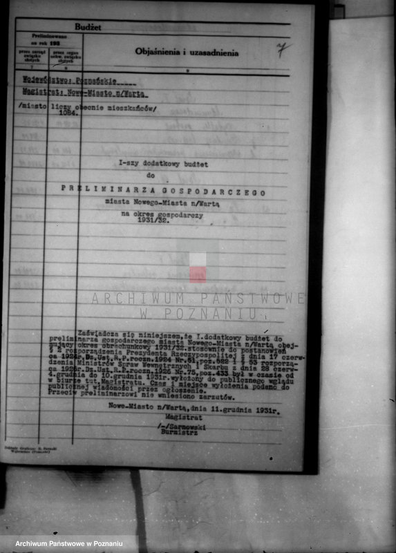 Obraz 11 z jednostki "Budżety i sprawy rachunkowe miasta Nowe Miasto"