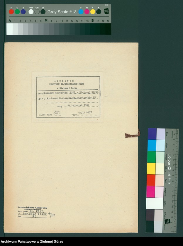 Obraz 2 z jednostki "Protokół z X plenarnego posiedzenia KW nt. Funkcjonowanie wojewódzkiej organizacji partyjnej w nowych warunkach politycznych. Załączniki. 14 kwietnia 1989"