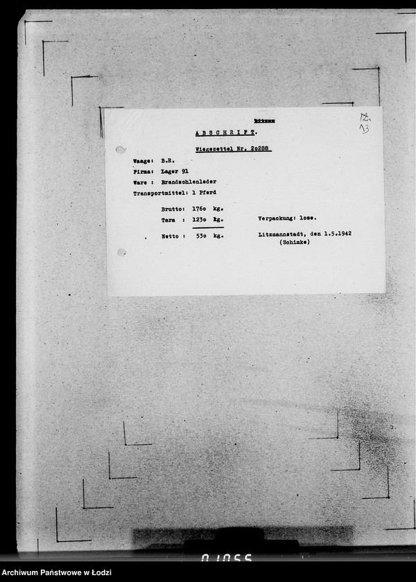 Obraz 17 z jednostki "339 Filzstiefel. Auslieferung"