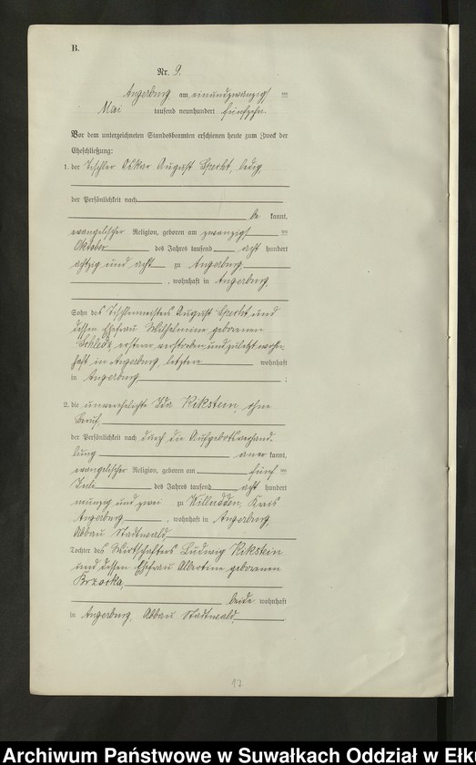 image.from.unit.number "B2. Heirats-Register (Neben-Register) Standesamt Angerburg"