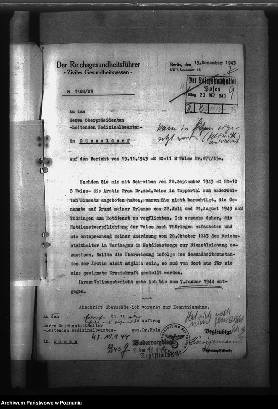 Obraz 13 z jednostki "Notdienstverpflichtung der Ärzte"