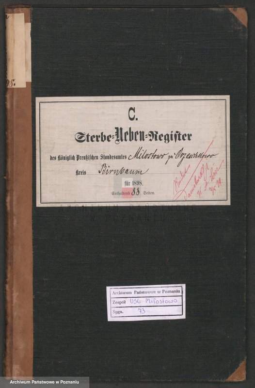 Obraz 2 z jednostki "Księga zgonów"