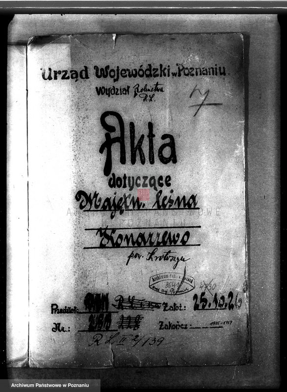 Obraz 5 z jednostki "Majętność leśna Konarzewo powiat krotoszyński"