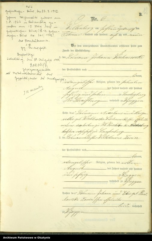 image.from.unit.number "Heiraths-Neben-Register Nr 1 - 47"