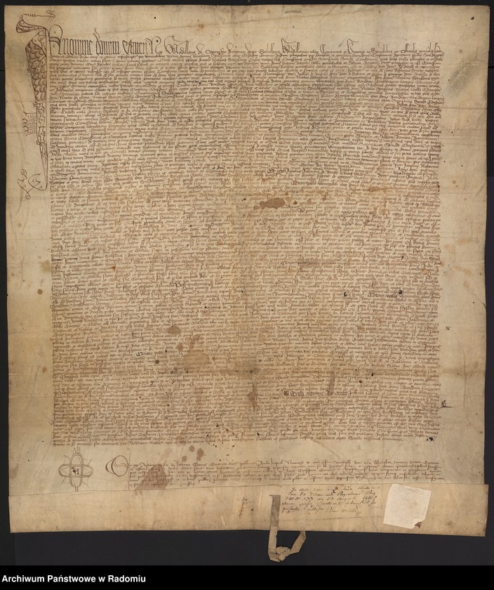 Obraz 13 z kolekcji "Najcenniejsze materiały z zasobu Archiwum Państwowego w Radomiu111"