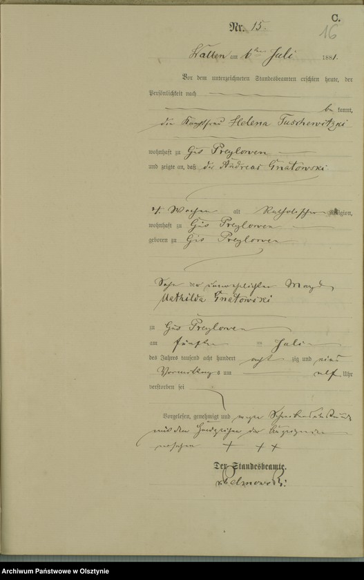 image.from.unit.number "Sterbe-Haupt-Register Nr 1 - 27"