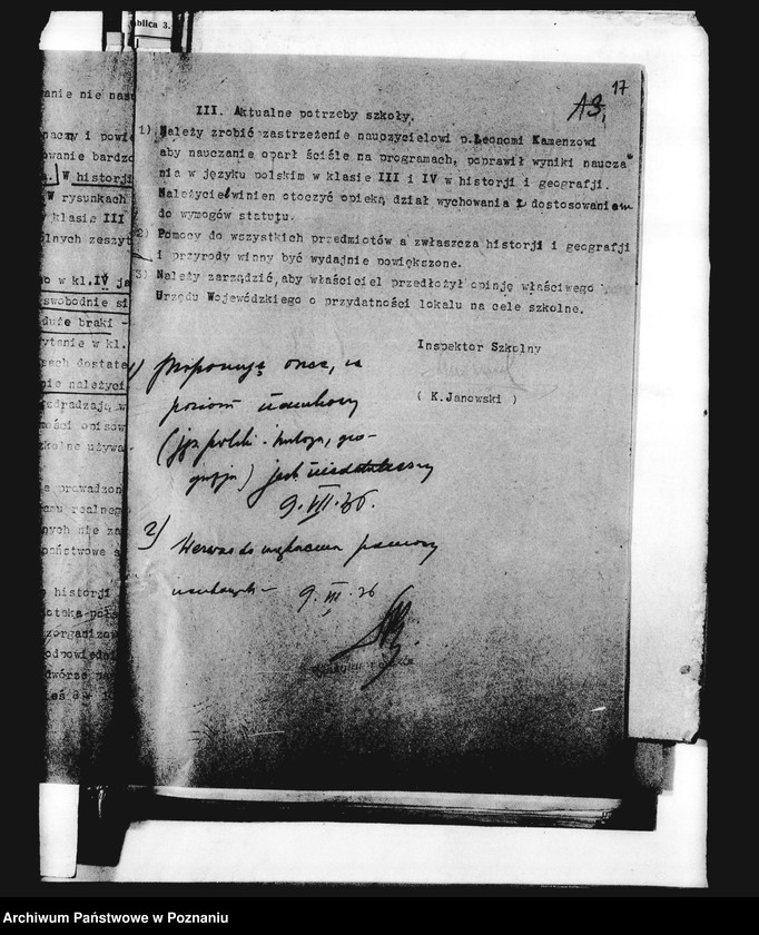 Obraz 20 z jednostki "Prywatna Szkoła Powszechna z niemieckim językiem nauczania w Witkowie, powiat Gniezno"