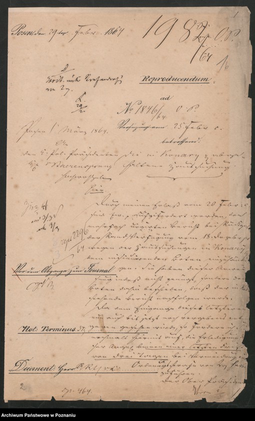 image.from.unit.number "Der Uebertritt polnischer und diesseitiger Untertanen auf preussisches und jenseitiges Gebiet während der polnischen Insurrektion und die dagegen getroffenen Massnahmen."