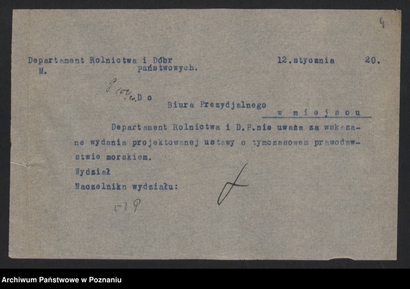 Obraz 6 z jednostki "[Zarząd Rybołówstwa] - sprawy budżetowe"