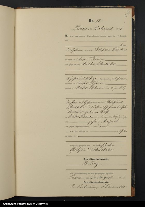 image.from.unit.number "Sterbe-Neben-Register Nr 1 - 25"