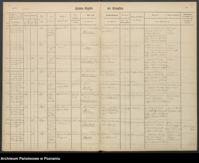 Obraz 17 z jednostki "Duplikat der Taufregister, Trauregister, Todtenregister"