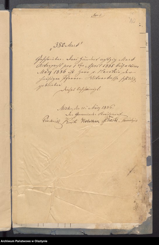 image.from.unit.number "Beläge der Pfarrwittwen Kassen Rechnung"