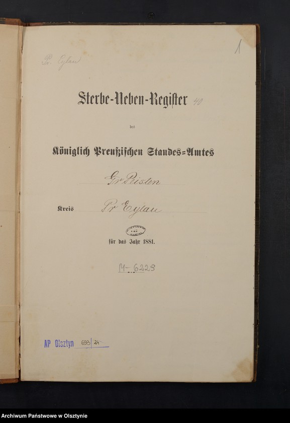 image.from.unit.number "Sterbe-Neben-Register Nr 1 - 73"