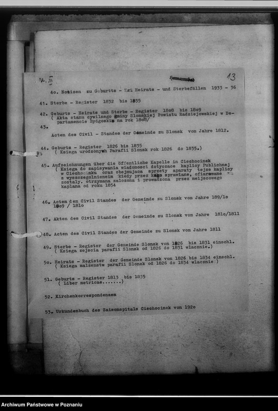 Obraz 18 z jednostki "Einziehungsprotokolle [ksiąg kościelnych] Kreis Hermannsbad [Ciechocinek powiat Aleksandrów Kujawski, województwo bydgoskie]"