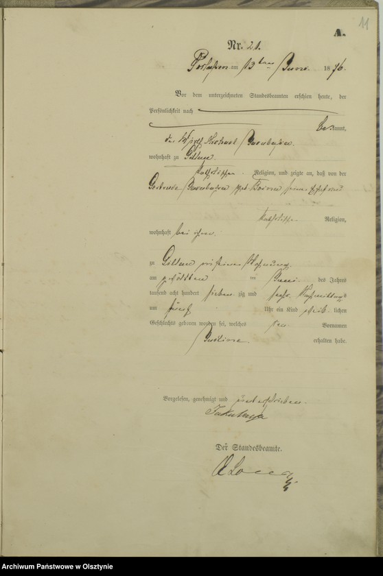 image.from.unit.number "Geburts-Haupt-Register Nr 11 - 53"