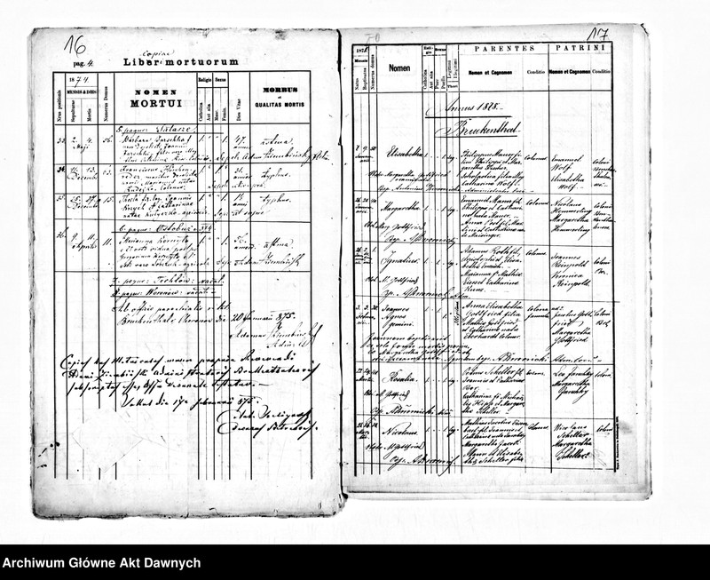 image.from.unit.number "Parafia: Bruckental. Dekanat: Bełz. Kopie z ksiąg metrykalnych ur., śl., zg. dla kolonii Bruckenthal (Bruckenthal i wsie: Choronów, Chlewczany, Domaszów, Ostobuż, Sałasze, Tehlów, Woronów)."