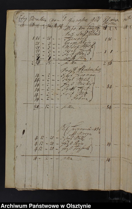 image.from.unit.number "Jahr Kirchen Rechnung der Silberbachschen Kirchen aller Einnahme und Ausgabe wie auch Bau-Rechnung"