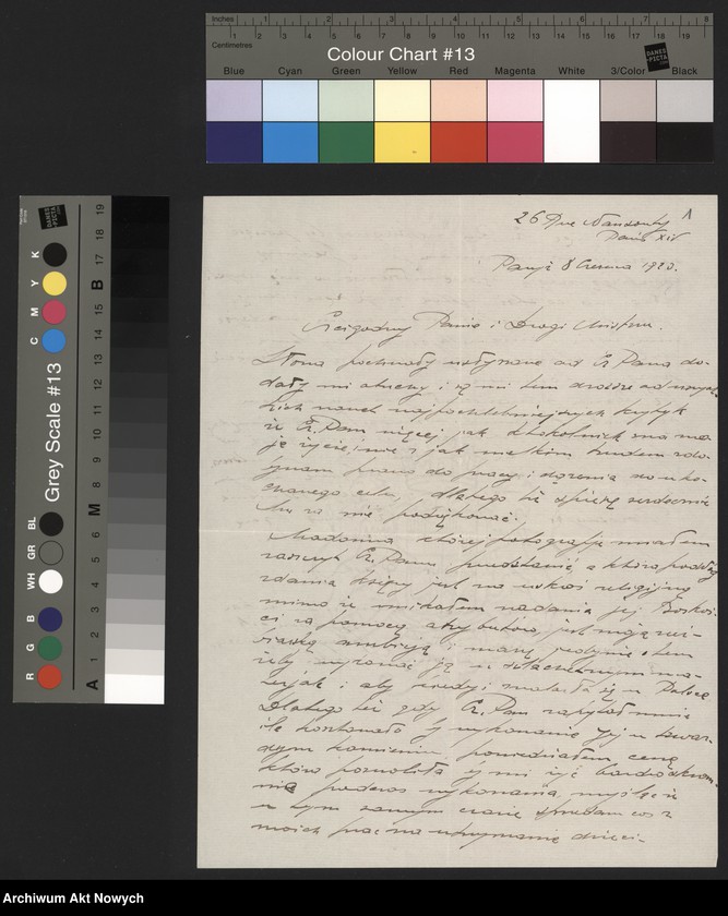 image.from.unit.number "Black Franciszek (rzeźbiarz); Załączniki: a) projekt pomnika Zjednoczenia Ziem Polskich (maszynopis); b) fotografie pomnika E. M. House