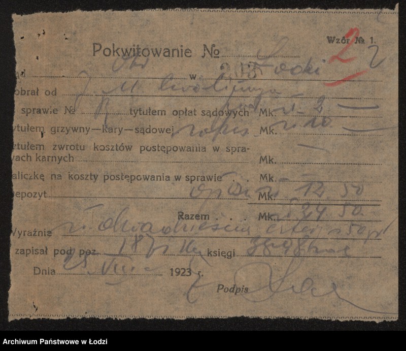 Obraz 4 z jednostki "Jakub Mendel Cwilling- sprzedaż galanterii"