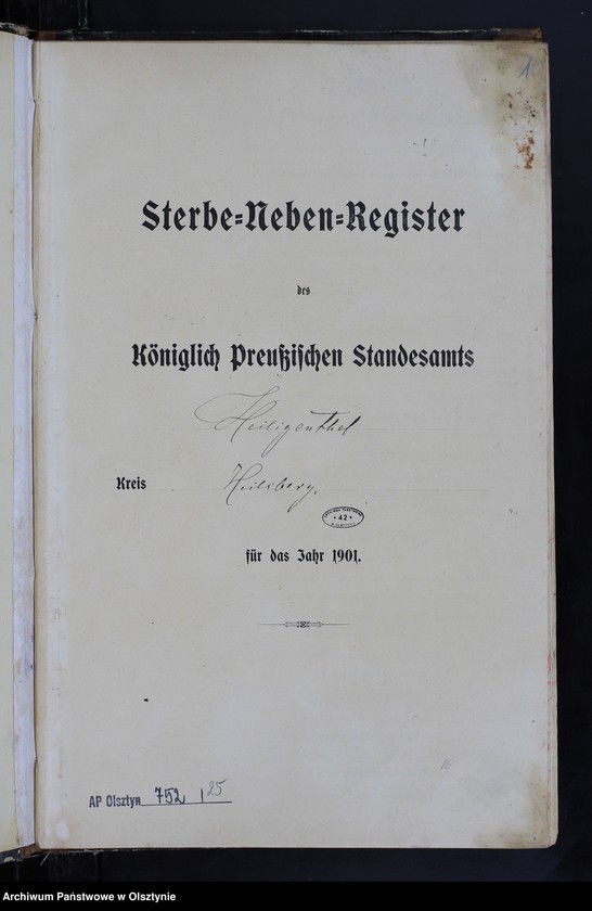 image.from.unit.number "Sterbe-Neben-Register Nr 1 - 31"