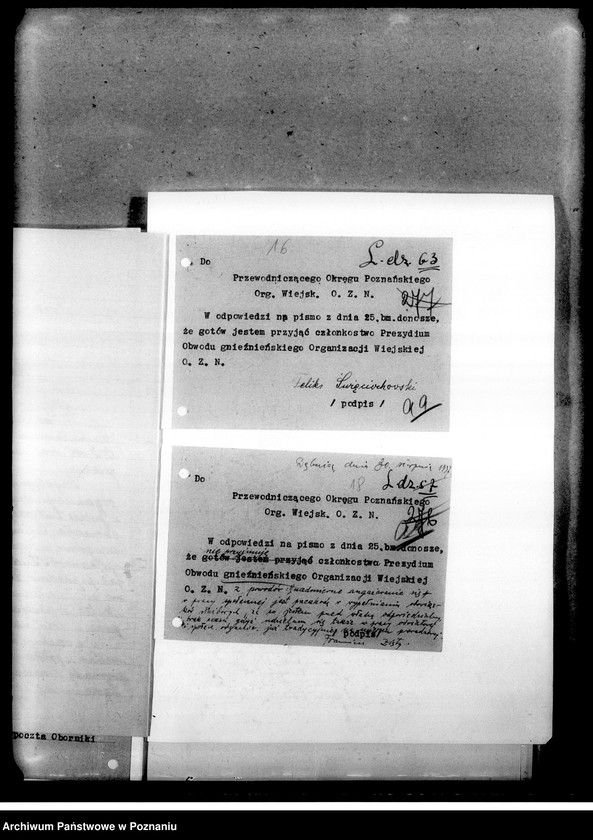 Obraz 19 z jednostki "Korespondencja w sprawach personalno-organizacyjnych"