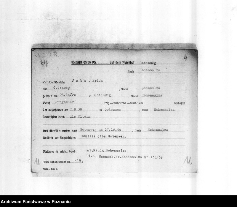 Obraz 8 z jednostki "Totenkartei I - P"