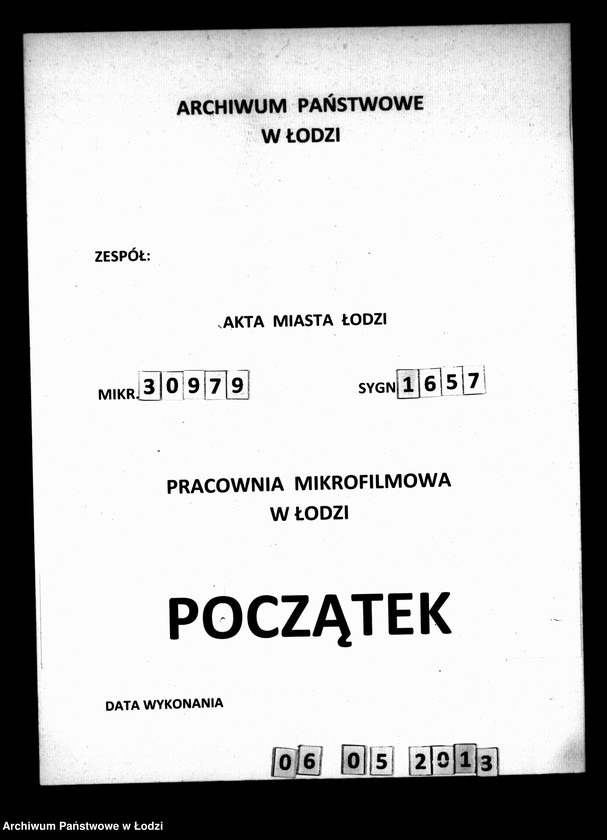 Obraz 1 z jednostki "Akta tyczące się organizacji szkoły elementarnej"
