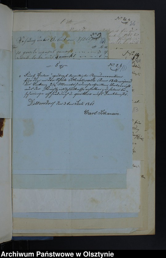 image.from.unit.number "Einnahme Beläge und Ausgabe Beläge der Kirchspiels Schulkasse zu Schnellwalde"