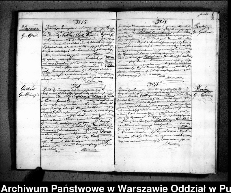 image.from.unit.number "Akta urodzeń, małżeństw i zgonów"