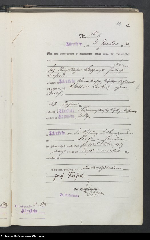 image.from.unit.number "Sterbe-Haupt-Register Nr 1-738"