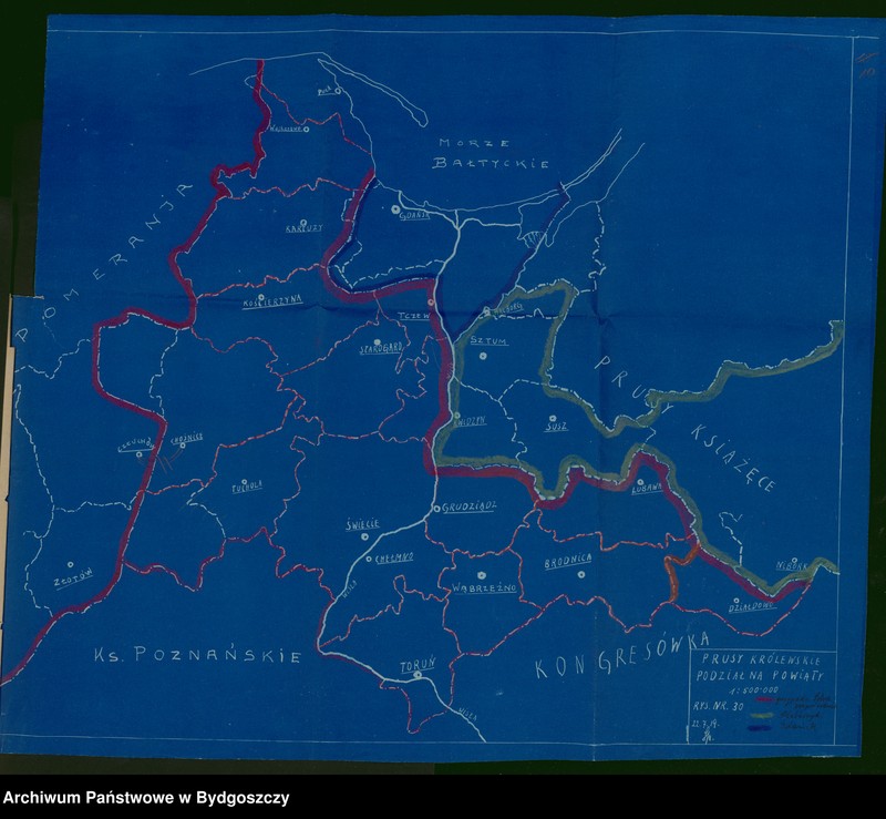 image.from.unit.number "Podział powiatów Prus Królewskich na gminy polskie. Opracowane podług "Gemeindelexikon" z r. 1905 i 1910. Tom I"