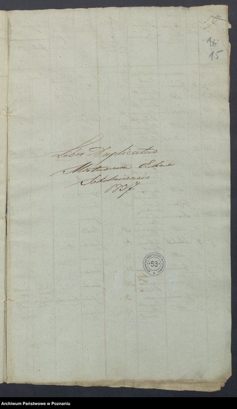 Obraz 12 z jednostki "Liber duplikus baptisatorum, copulatorum et mortuorum."