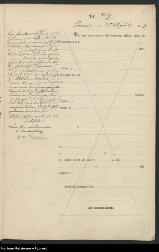 Obraz 16 z jednostki "Księga zgonów t. II"