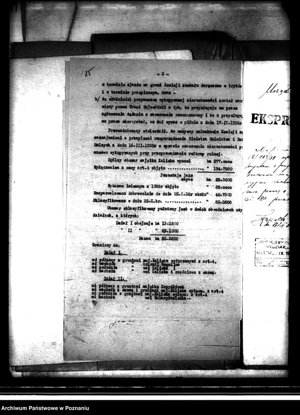 Obraz 20 z jednostki "Operat szacunkowy /parcelowanego majątku/ Kaliska powiatu konińskiego"