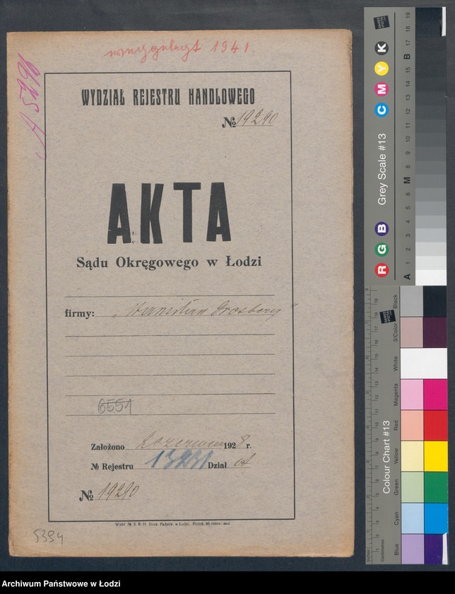 Obraz 2 z jednostki "Stanisław Grosberg – pośrednictwo handlowe i przetwórnia chemiczna"