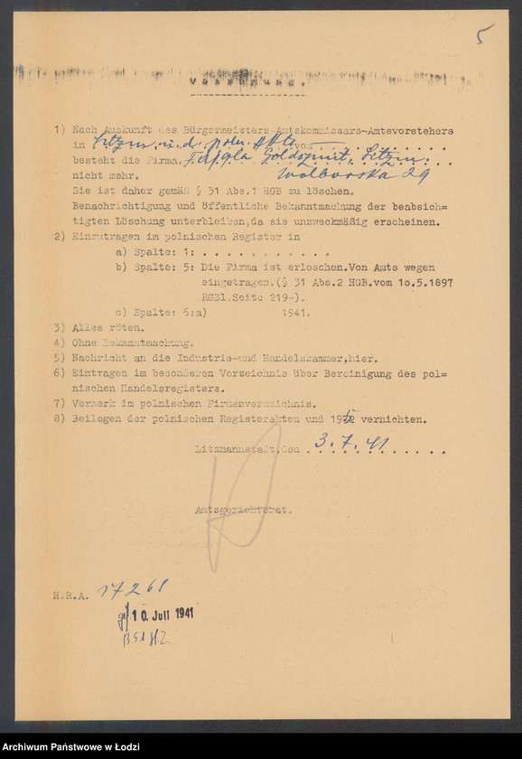 Obraz 7 z jednostki "Fajgla Goldszmit- sprzedaż mięsa"