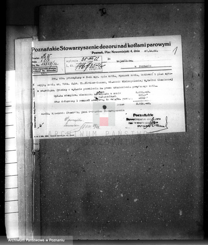 Obraz 5 z jednostki "Wielkopolska wytwórnia chemiczna ul. Starołęka nr woj. 84"